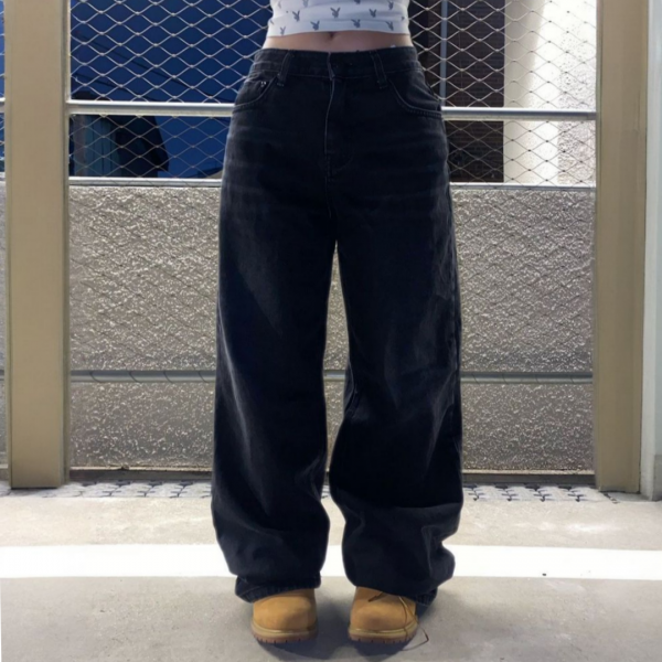 틴스튜디오,4livesgirls black denim pants